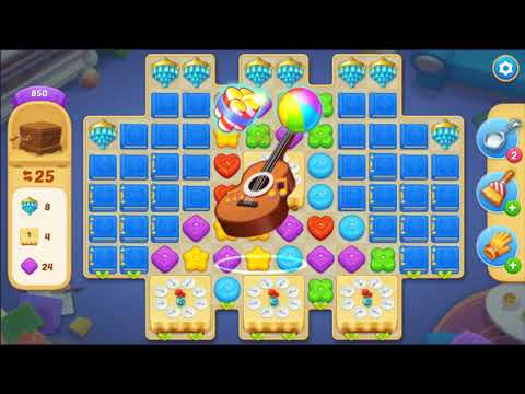 Matchington Mansion Level 850 - 851 | MICRO GAMEPLAY HD