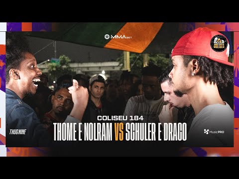 (A REVOLTA DO BLADE 🔥) SCHULER E DRACO X THOMÉ E NOLRAM - BATALHA DO COLISEU - EDIÇÃO 184