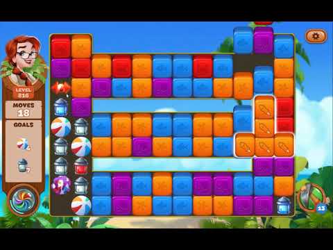 Lost Island Blast Adventure Level 816 NO BOOSTERS  A S GAMING