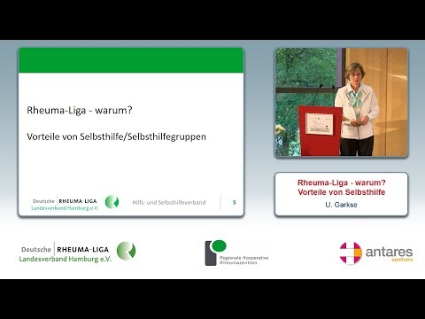 Welt Rheuma Tag 2017 - Rheumaliga - warum? Vorteile von Selbsthilfegruppen (U. Garske)