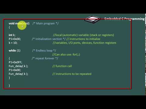 Learn 13 Embedded c program structure - Mind Luster