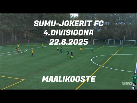 Maalikooste: SUMU - Jokerit FC 22.8.2025