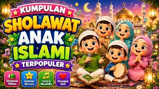 Download lagu 🌙 Kumpulan Sholawat Anak Islami Terpopuler | Animasi Kartun 3D Lucu & Ceria|Dawai Cinta Rosul  mp3