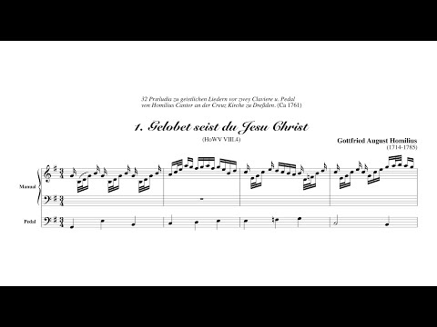 Gottfried August Homilius – 32 Chorale Preludes