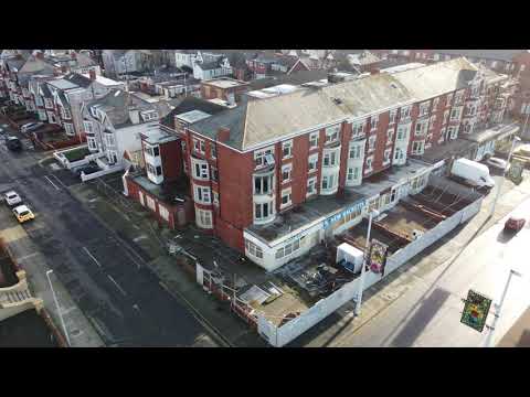 Hacketts Hotel, Blackpool - after the fire