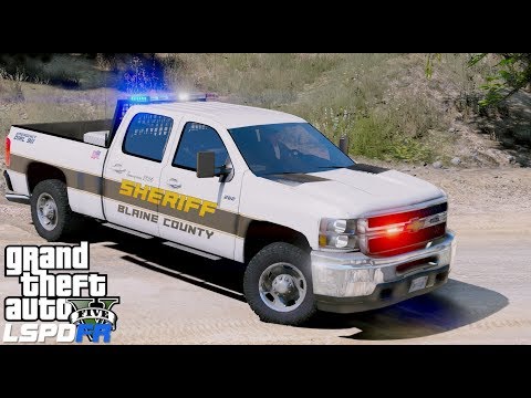 GTA 5 LSPDFR #664 Blaine County Sheriff Silverado