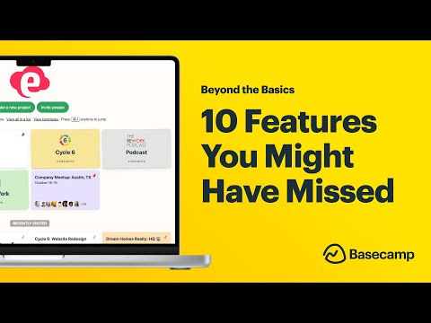 10 Basecamp Features You Might Have Missed