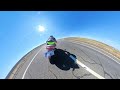 Ride 328 Insta 360 X4 Honda CBR650R 2025 Akrapovic Racing Line