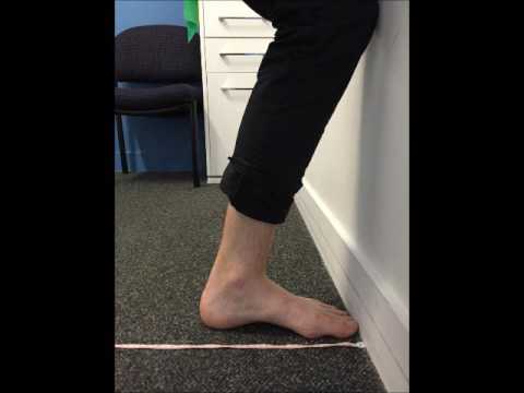 All Care Physio - Ankle Exercises - Knee to Wall Stretch