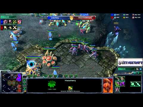 SC2 HD - KiWiKaKi vs JulyZerg - PvZ