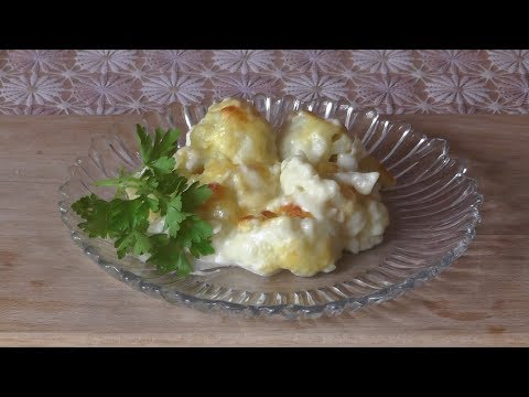 Вкусно, быстро и полезно: Цветная капуста под молочно-сырным соусом