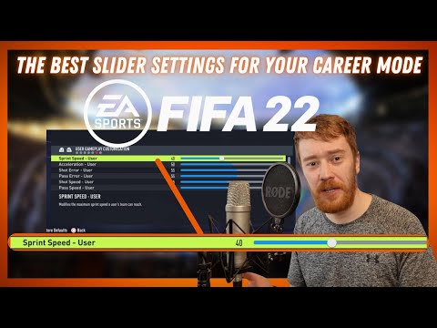 The *BEST* Slider settings for FIFA 22 Career Mode