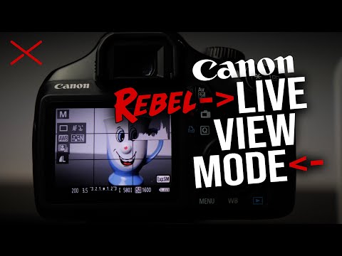 Canon Rebel LIVE VIEW MODE for Photography & Video | DSLR Camera Tutorial