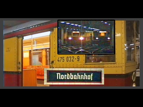 BR475 Stadtbahner im Nordbahnhof im Nord-Süd-Tunnel, Mai 1996