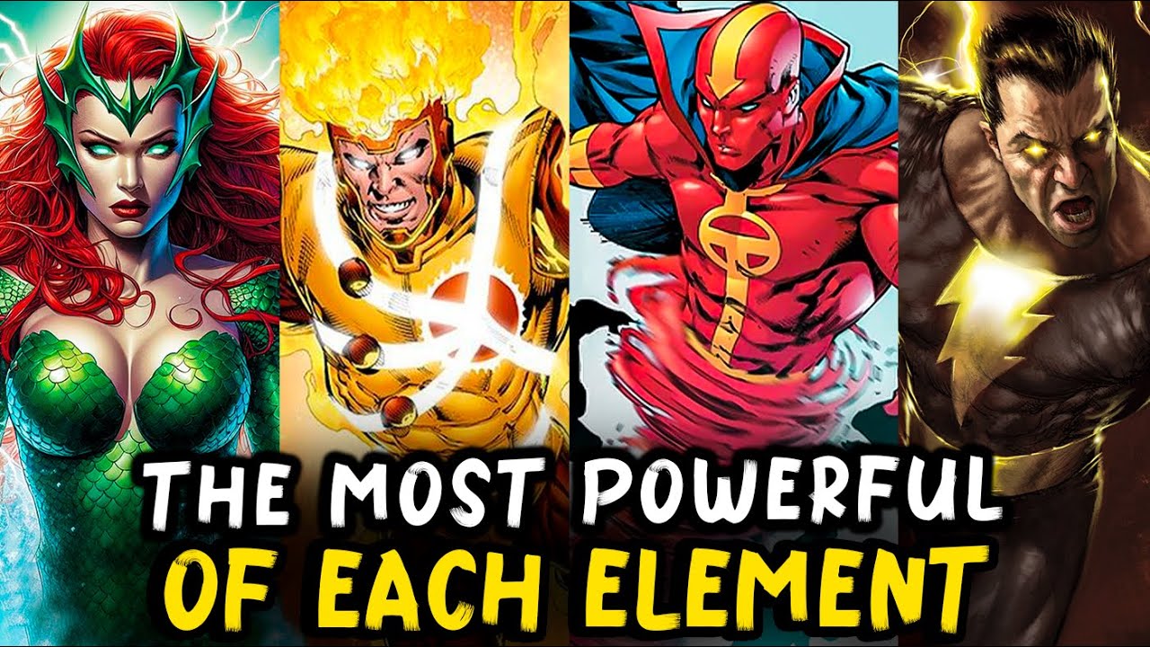 The Best User of Each Element in DC UNIVERSE (Fire, Ice, Lightning, Earth, Wind)