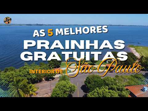 As 5 Melhores PRAINHAS GRATUITAS de SP! A nº1 é inacreditável! 🏖🔥