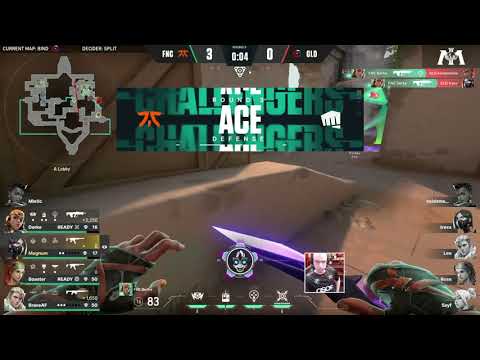 fnatic derke aggressive ace in fnc vs gld