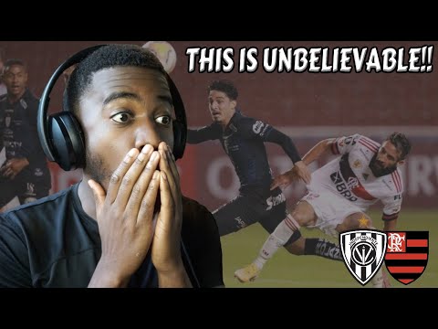 INDEPENDIENTE DEL VALLE 5 x 0 FLAMENGO - Melhores Momentos (HD) Libertadores 2020 | Reação