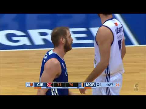 Žorić delivers 2-handed dunk! (Cibona - Mornar, 4.3.2018)