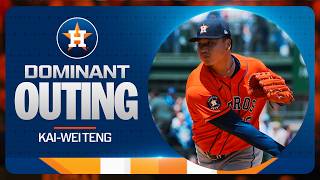 Kai-Wei Teng pitches a GEM for the Astros! ???? (Six SHUTOUT innings against the Cubs ????)