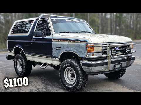 I Bought the Cheapest 4x4 BRONCO on the Internet ($1100)