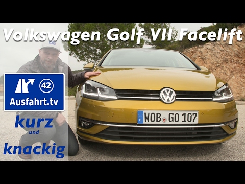 2017 Volkswagen Golf VII Facelift - Ausfahrt.tv - kurz und knackig