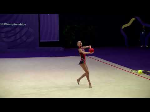MEIRZHANOVA Aiym (KAZ) - 2023 Rhythmic Junior Worlds Qualifications BA Individual