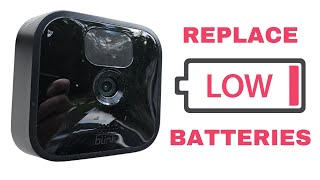 How to Change Blink Outdoor Camera Batteries