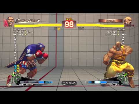 Sertali_Ozer (Balrog) Vs Subz86 (Gouken) SSF4 AE Ranked Matches - PSN