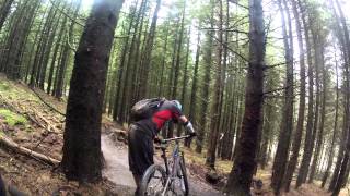 2013 Bike Park Wales - Day 2 Stevens Crash