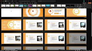 PP-36 Azure Bloom Morph PPT Template — video preview