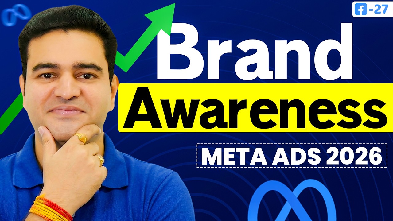 Meta Ads Brand Awareness Campaign Using AI | Meta Ads Advantage+ Campaign Tutorial 2026 #metaads2026