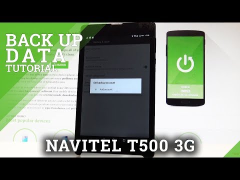 How to Back Up Data in NAVITEL T500 3G - Enable Google Backup |HardReset.Info