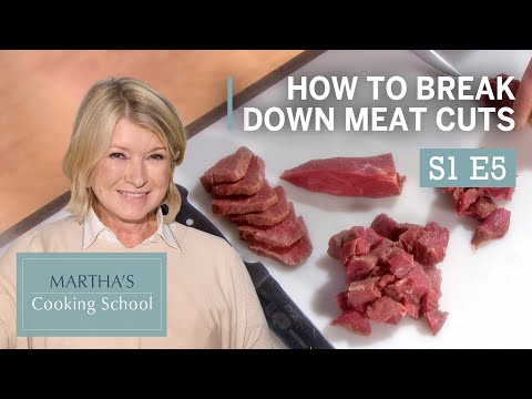 Martha Stewart Teaches You How to Break Down Meat Cuts...