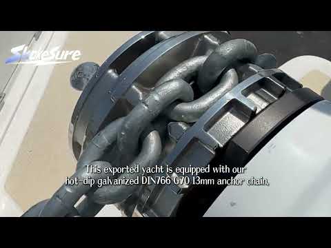 DIN766 G70 13mm galvanized anchor chains