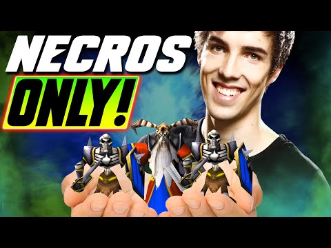 I ONLY make Necromancers and it's INSANE - WC3 - Grubby