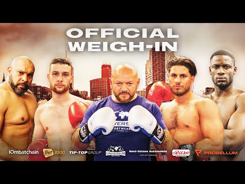 Das offizielle Wiegen & Face-Off l SINAN-G VS. BÖZEMANN & DENIZON VS. KAAN YAVI