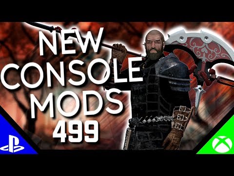 Skyrim Special Edition: ▶️5 BRAND NEW CONSOLE MODS◀️ #499 (PS4/XB1)