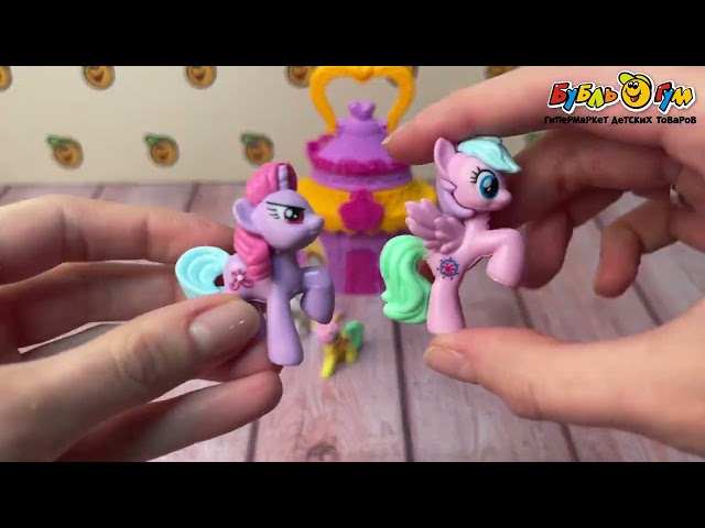 Игровой набор Lanson Toys Пони миниатюрные в розовом замке в ассортименте - видео