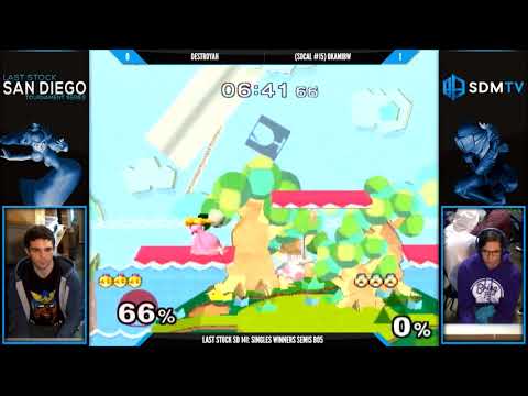 LSSD 141 - Destroyah (Peach) vs. OkamiBW (Sheik) - SSBM Winners Semis - Smash Melee