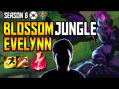 SKT T1 BLOSSOM EVELYNN JUNGLE - S8 KOREA CHALLENGER