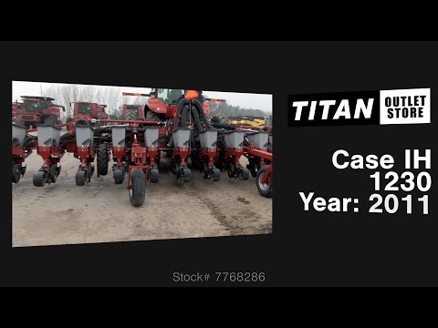 2011 Case IH 1230, 16R30, 3 Pt Hitch, Vacuum Metering...