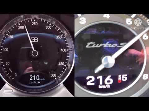 900hp 992 turbo s vs Bugatti chiron 0-300 kmh