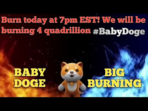 Baby doge big burn !! baby doge coin news #shorts #shortsvideo #shortsyoutube #babydogecoin