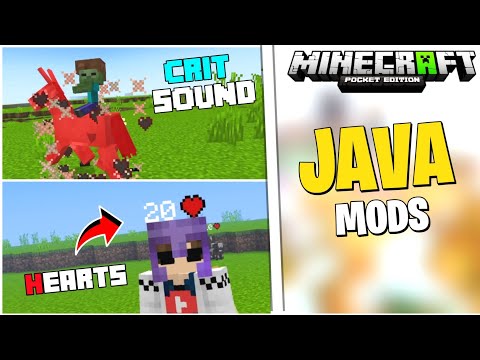 Top 5 Java Mods For Minecraft PE || Best Mods And Addon For MCPE