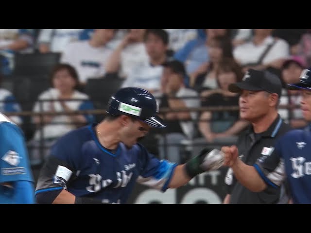 【4回表】鮮やかなセンター返し!! ライオンズ・外崎修汰 チームに勢いをもたらす先制タイムリー!! 2025年9月12日 北海道日本ハムファイターズ 対 埼玉西武ライオンズ