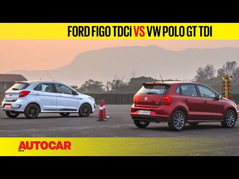 DRAG RACE: Figo TDCi vs Polo GT TDI - Torquey Diesel Hatchbacks Face Off! | Autocar India
