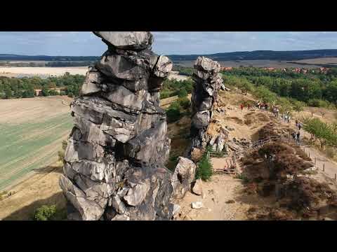 die Teufelsmauer bei Weddersleben  Harz / Sept.18