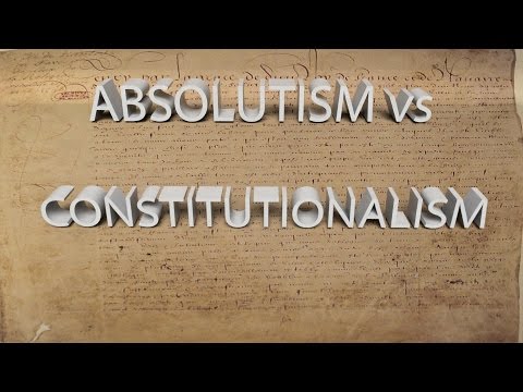 HIST 1122 Lesson 26 - Absolutism vs Constitutionalism Part 2