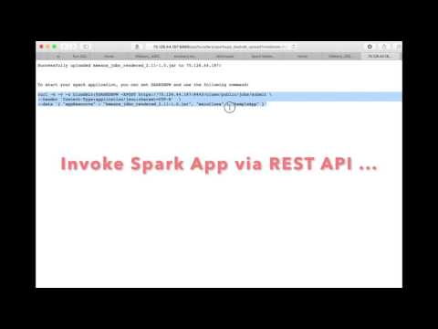 dashDB-Spark - One Click Deployment of Applications from Notebooks